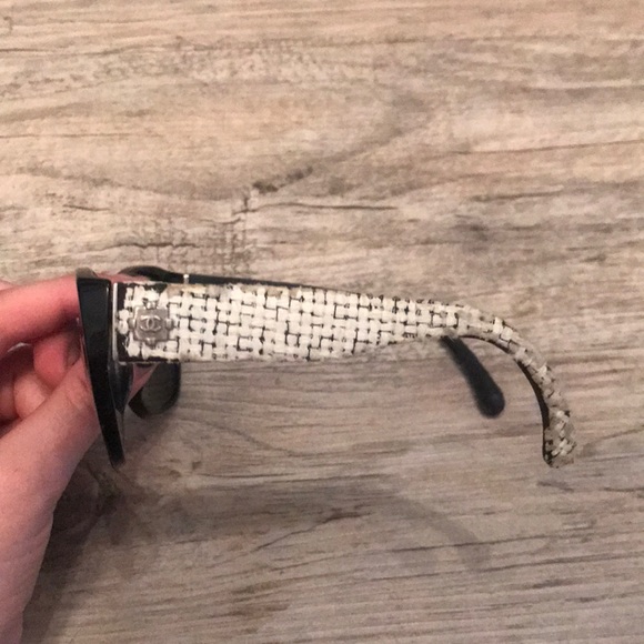 Authentic Chanel Tweed Glasses - Picture 3 of 4